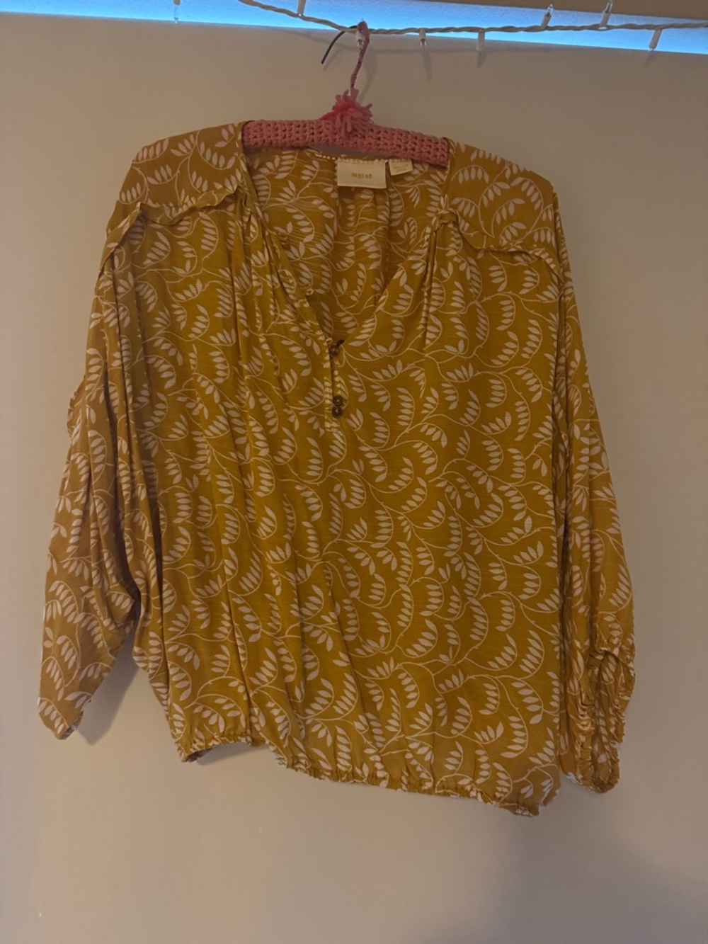 Maeve V-Neck Blouse - Medium